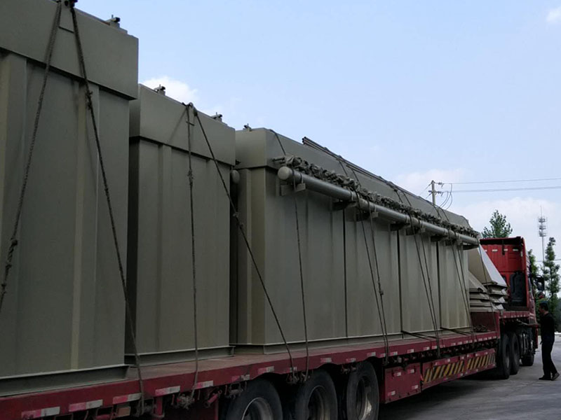 單機除塵機發(fā)貨現場